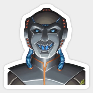 Roboto Mask Sticker